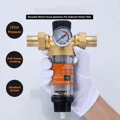 Wasserfilter Haushaltsvorfiltration Rückspül-Sedimentfilter